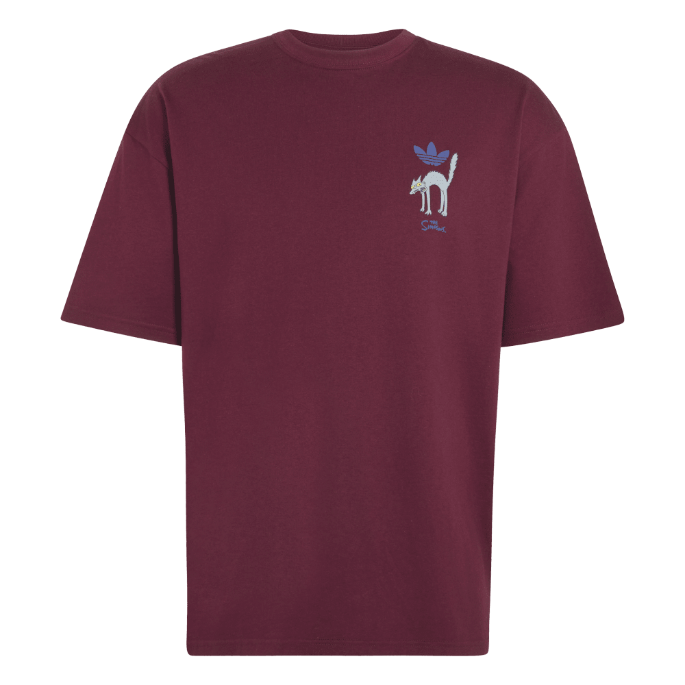 adidas Snowball Graphic Oversized T-shirt Maroon