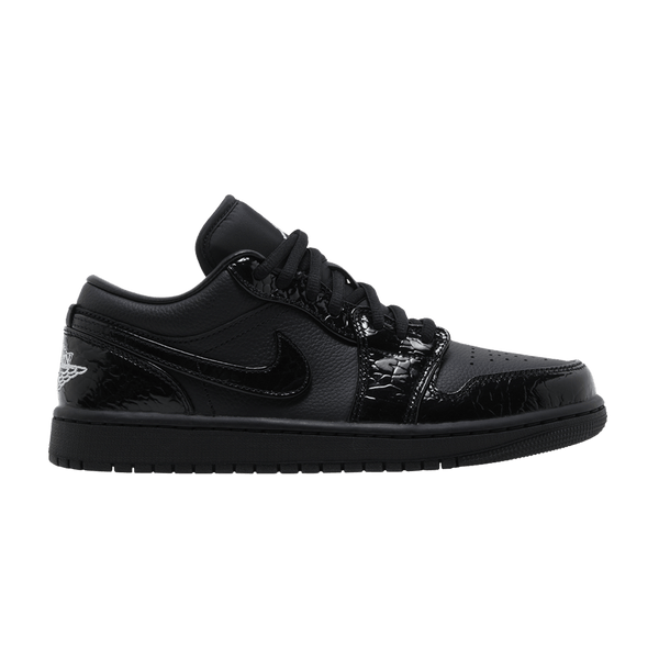 Jordan 1 Low SE Patent Elephant Black (Women's)