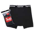 Supreme x Hanes Boxer Briefs (4 Pack) 'Black'