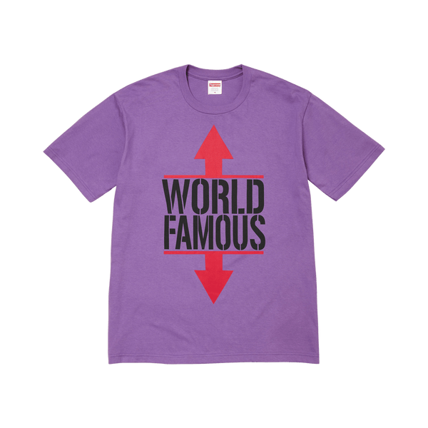 Supreme World Famous Tee 'Purple'