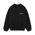 Fear of God Essentials Fleece Crewneck (FW24) Black