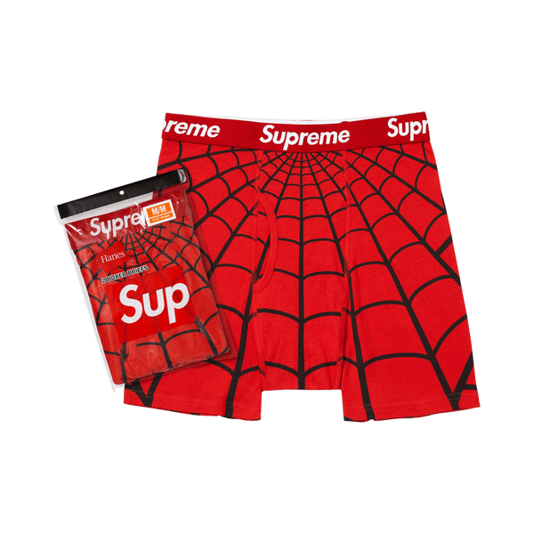 Supreme x Hanes Spider-Man Boxer Briefs (2 Pack) 'Red'