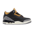 Jordan 3 Retro Black Cement Gold (Women's)