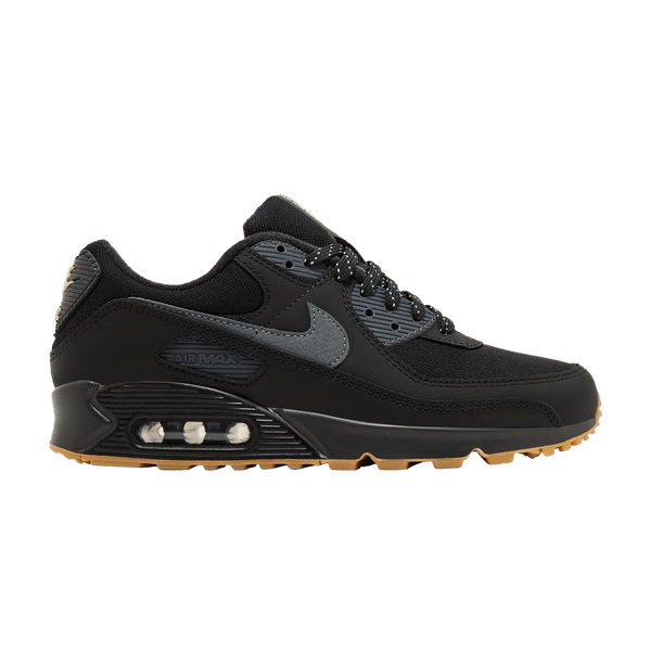 Nike Air Max 90 Black Smoke Grey Gum Reflective