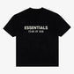 Fear of God Essentials 'jet black' T-shirt