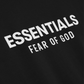Fear of God Essentials 'jet black' T-shirt