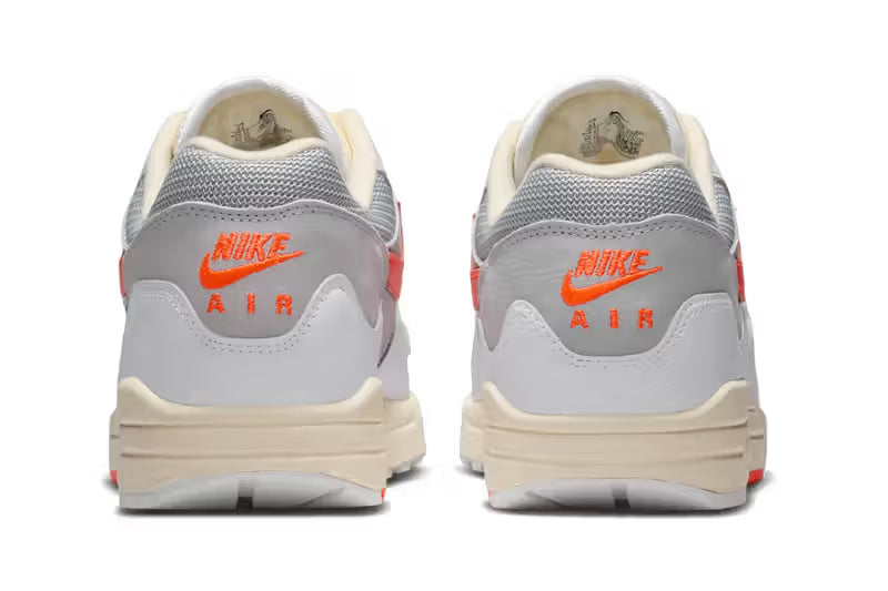 Patta x Nike Air Max 1 ’87 'White & Hyper Crimson'