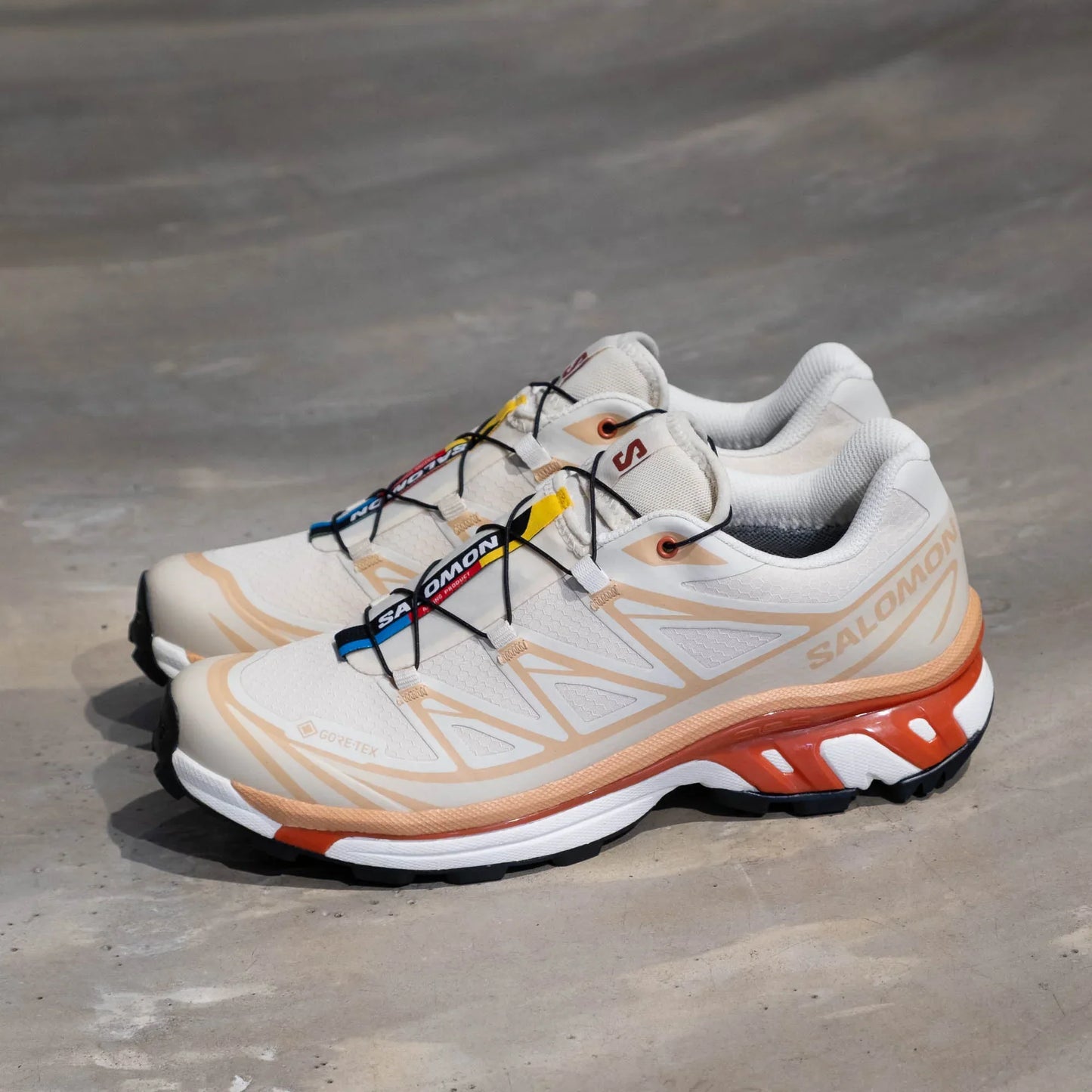 Salomon XT-6 GORE-TEX Almond Milk Soft Clay