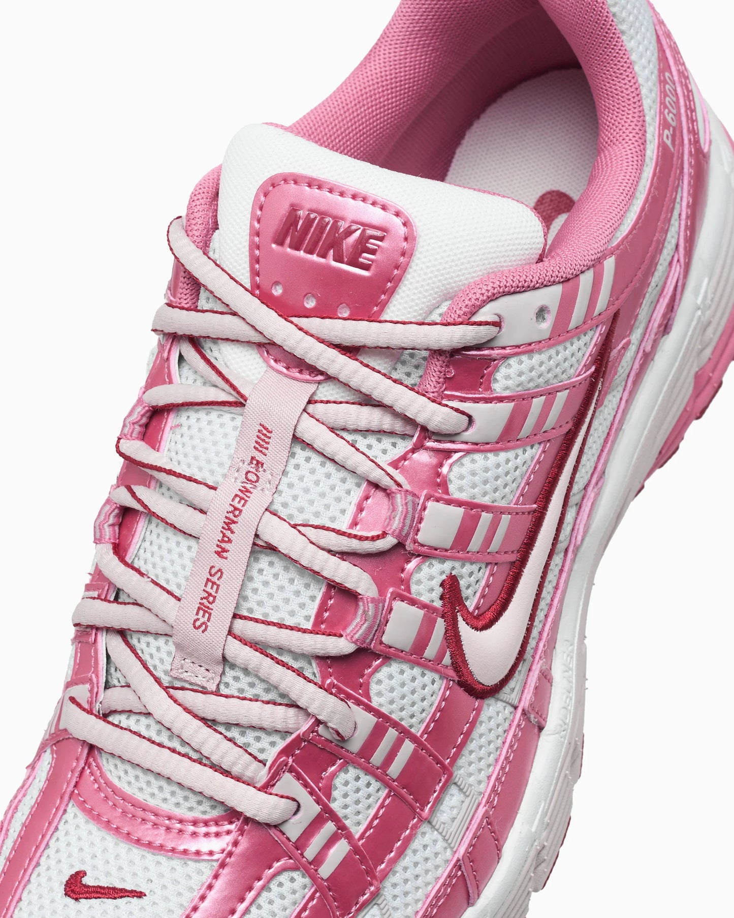Nike P-6000 White Silt Red Peony (Women's)