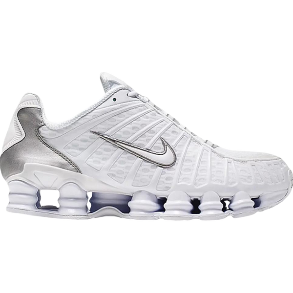 Nike Shox TL White/White/Metallic Silver