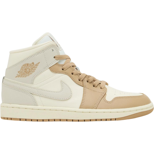 Jordan 1 Mid Tan Toe (Women's)