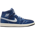 Jordan 1 Mid SE Metallic Blue Quilted (Women's)