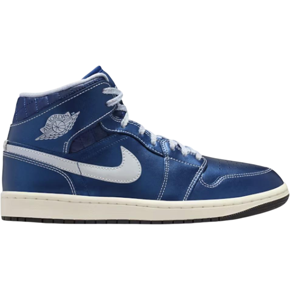 Jordan 1 Mid SE Metallic Blue Quilted (Women's)