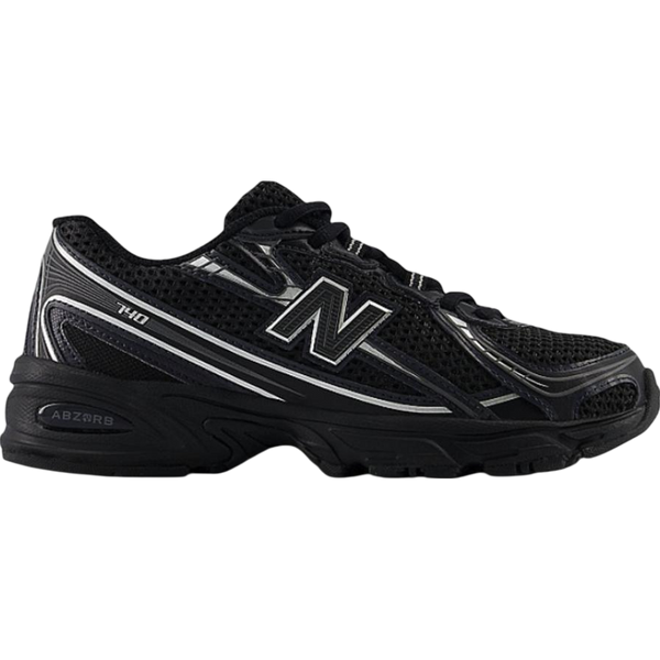 New Balance 740 Black Silver Metallic GS