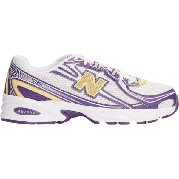 New Balance 740 White Purple Yellow
