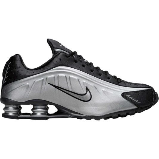 Nike Shox R4 Metallic Silver Black