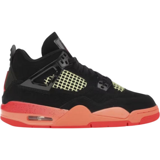 Jordan 4 Retro Black Infrared Barely Volt (GS)