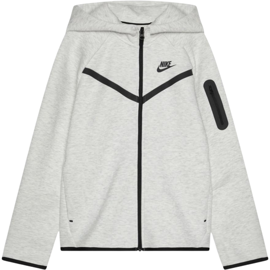 Nike Sportswear Tech Fleece Full-Zip Hoodie Grey (GS)