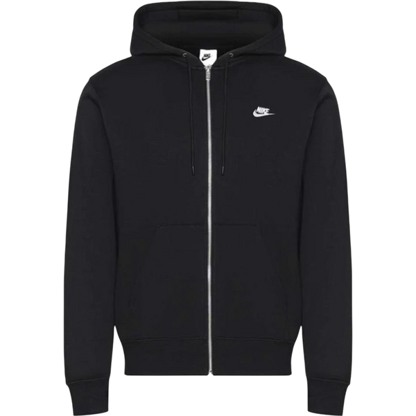 Nike Club Zip Hoodie Black