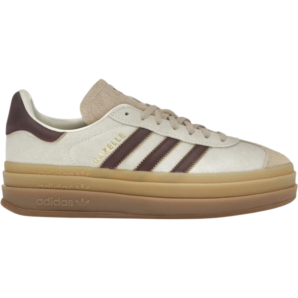 adidas Gazelle Bold W Cream White Maroon