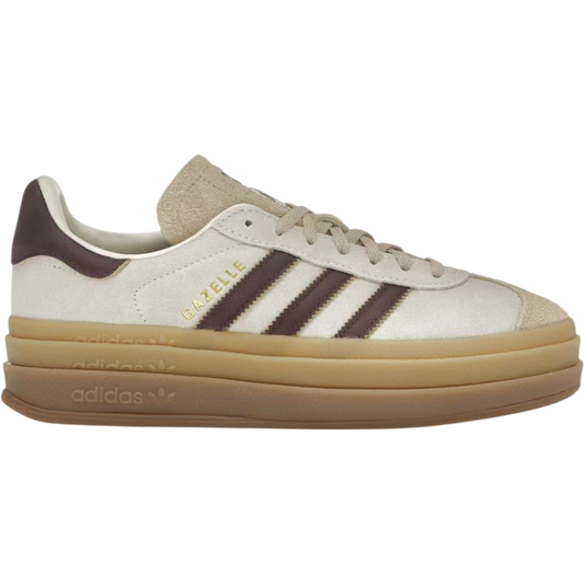 adidas Gazelle Bold W Cream White Maroon