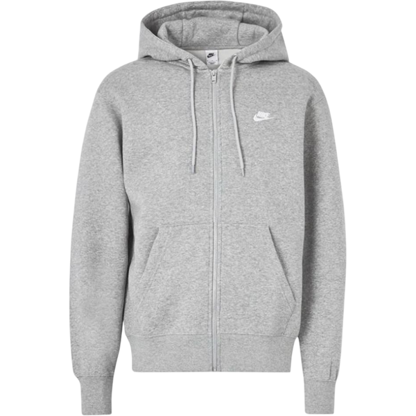 Nike Club Zip Hoodie Grey