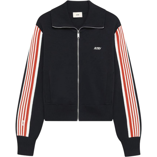 AUTRY KNITTED VISCOSE FULL ZIP JACKET WOMAN