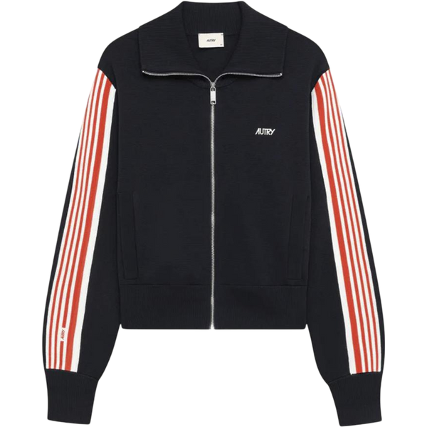 AUTRY KNITTED VISCOSE FULL ZIP JACKET WOMAN