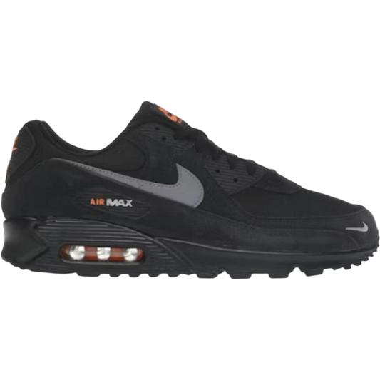 Nike Air Max 90 Black Metallic Cool Grey Orange