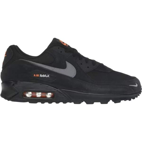 Nike Air Max 90 Black Metallic Cool Grey Orange