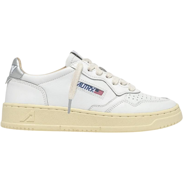 Autry Medalist Low White Silver (Women's)