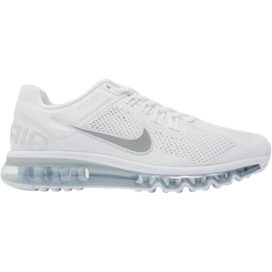 Nike Air Max 2013 White Metallic Slver