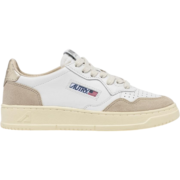 Autry Medalist Low White Gold (Women's)