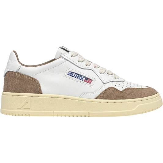Autry Medalist Low White Antelope (Women's)