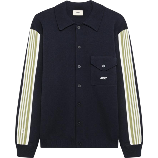 AUTRY KNITTED VISCOSE SHIRT JACKET MAN