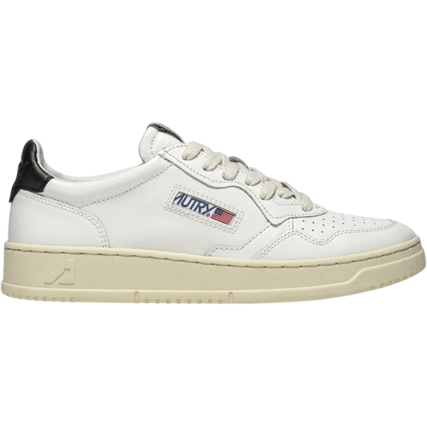Autry Medalist Low White Black (Women's)
