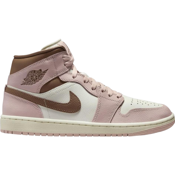Jordan 1 Mid Pink Oxford Brown (Women's)