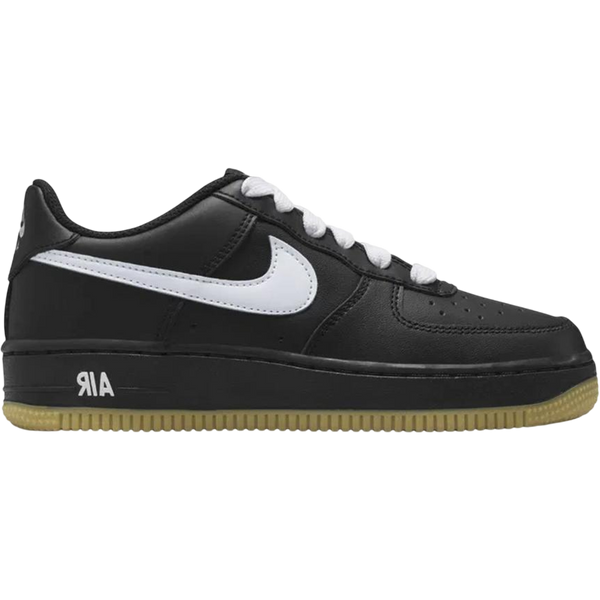 NIKE Air Force 1 LV8 Black/White/Gum (GS)