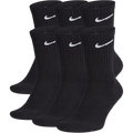 Nike Socks - Everyday Lightweight Crew Black 6-PACK