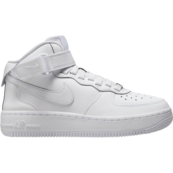 Nike Air Force 1 Mid Triple White EasyOn (GS)