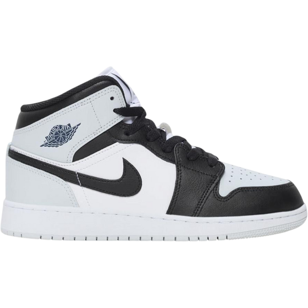 Jordan 1 Mid Black Aura Squadron Blue (GS)
