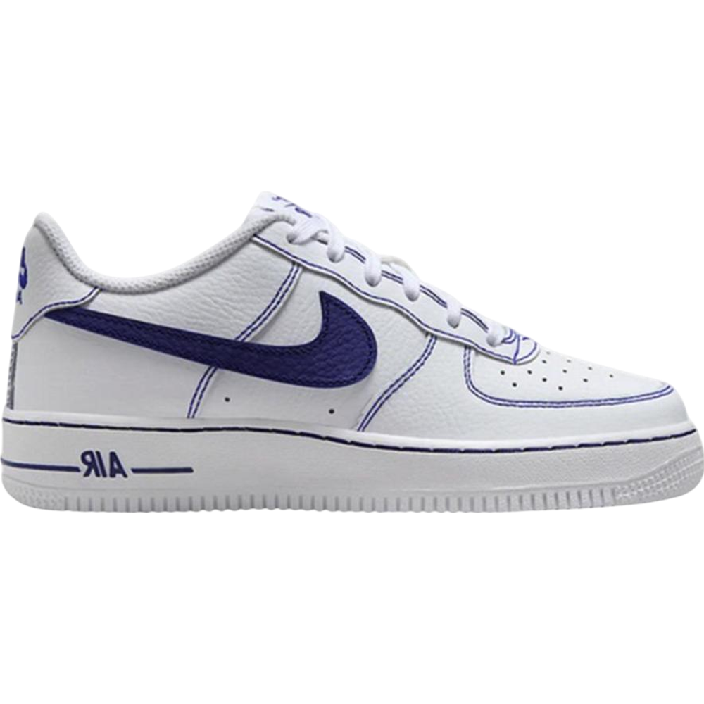 Nike Air Force 1 LV8 White/Deep Royal Blue (GS)