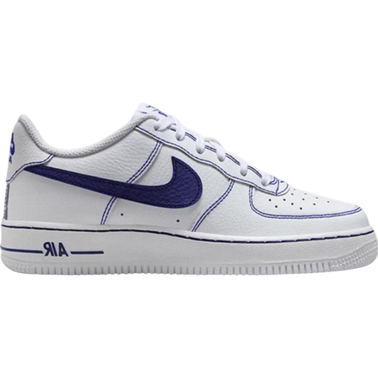 Nike Air Force 1 LV8 White/Deep Royal Blue (GS)