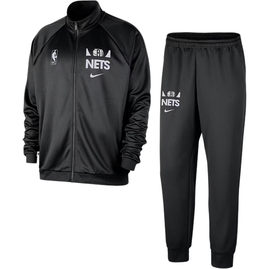 Nike Black Tracksuit Brooklyn Nets Club Courtside