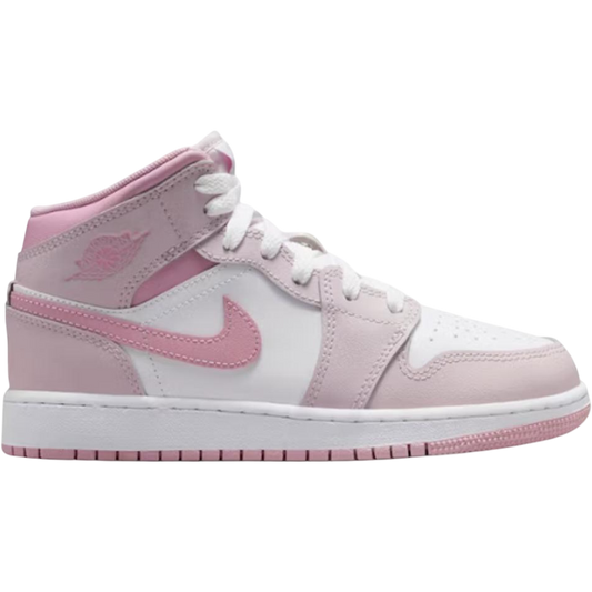 Jordan 1 Mid Pearl Pink White (GS)