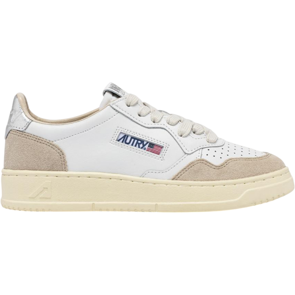 Autry Medalist Low White Silver (Women's)