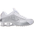 Nike Shox R4 White Bright Crimson Metallic Silver