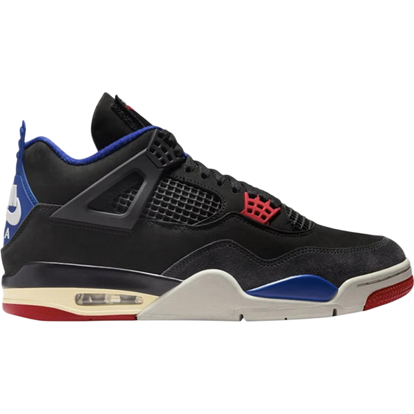 Air Jordan 4 Rare Air Black/Fire Red/Deep Royal Blue/Dark Smoke Grey/Tech Grey