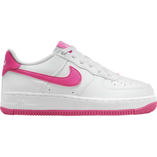 Nike Air Force 1 White Laser Fuchsia (GS)