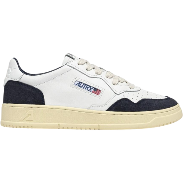 Autry Medalist Low White/Ocean